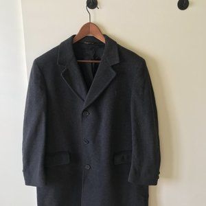 Vintage Alpacuna Overcoat Grey Wool 60's/70's